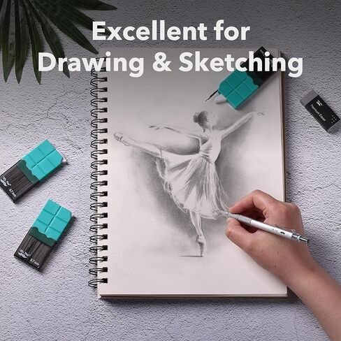 Mr. Pen- 0.7 Lead Refills, HB, Medium, 480 pcs (120 pcs per Tube), 0.7mm Lead Refills in Kuwait