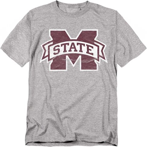 Mississippi State University Official Bulldogs Logo Unisex Adult T Shirt in Saudi Arabia