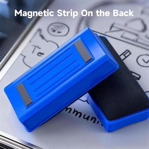 Whiteboard Eraser Magnetic, Dry Erase Eraser for Office, Home and Classroom (Blue) in Saudi Arabia