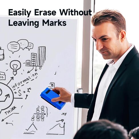 Whiteboard Eraser Magnetic, Dry Erase Eraser for Office, Home and Classroom (Blue) in Saudi Arabia