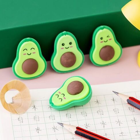 1 قطعة لطيف Kawaii الأفوكادو طالب القرطاسية اللوازم المكتبية المدرسية الأطفال المحايات للأطفال هدية الإبداعية قلم رصاص ممحاة مطاطية in Saudi Arabia