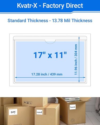 20 PCS Clear Self Adhesive Plastic Label Pockets, Binder Spine Business & Library Index Card Display Holder with Stick On for Planners Organizing, Storage Bins and Drawers (4 x 6 Inch) in Saudi Arabia