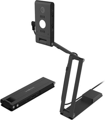 VIISAN VS13AM ماسح ضوئي للكتب والمستندات بدقة 13 ميجابكسل، كاميرا USB بدقة 4K بمعدل 30 إطارًا في الثانية مع تقليل ضوضاء الذكاء الاصطناعي، مستشعر G يدور تلقائيًا، عدسة AF-C/AF-S، عرض ماكرو 20X، UVC/UAC in Kuwait