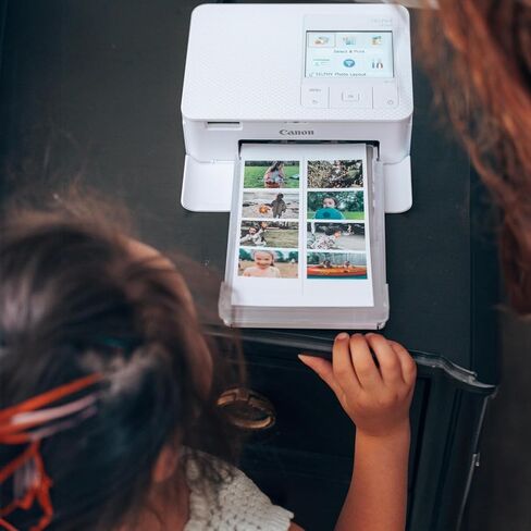 Canon Selphy CP1500 Photo Printer Bundle (White) with KP-108 Paper (108 Sheets) 3 Color Ink Cartridges & Tudak Cleaning Cloth – Wireless Compact Dye-Sub Printer Kit in Saudi Arabia