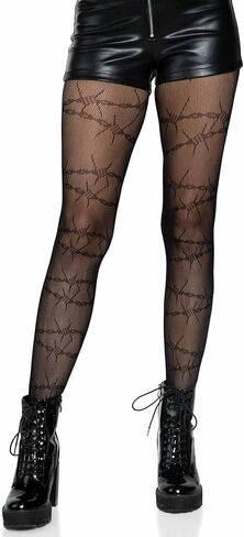 Leg Avenue 9288-00322 Flame Net Tights, O/S, Red in Kuwait