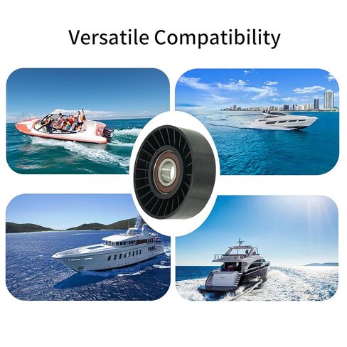8M6500024 بكرة حزام أفعواني بحري متوافقة مع Mercruiser 4.3-8.1 L V6 V8 استبدال محركات القوارب Sterndrive 710-8M6500024 865598 818382 in Kuwait