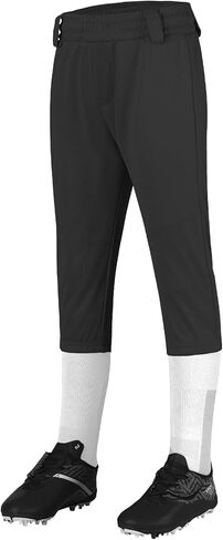 QBK 2T/3T/4T/5T to Youth Toddler Boys Knicker Baseball Pants Girl Softball Pants Kids Tee Ball Pants in Kuwait