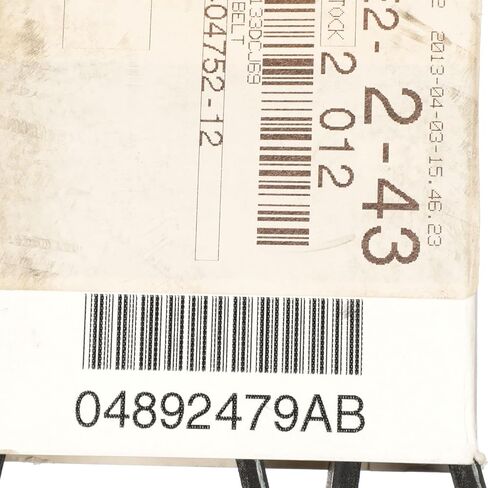 Mopar 4892479AB Serpentine Belt in Saudi Arabia