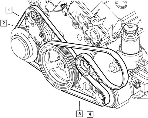 Mopar 4892479AB Serpentine Belt in Saudi Arabia