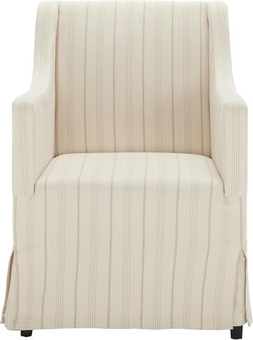 Safavieh Mercer Collection Carson Slipcover Side Chair, Beige in Saudi Arabia