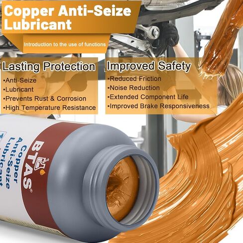 Copper Anti Seize Grease Lubricant High Temp Never Antiseize Compound for Spark Plug Bolts 8 oz in Saudi Arabia
