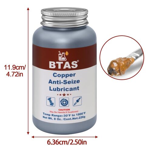 Copper Anti Seize Grease Lubricant High Temp Never Antiseize Compound for Spark Plug Bolts 8 oz in Saudi Arabia