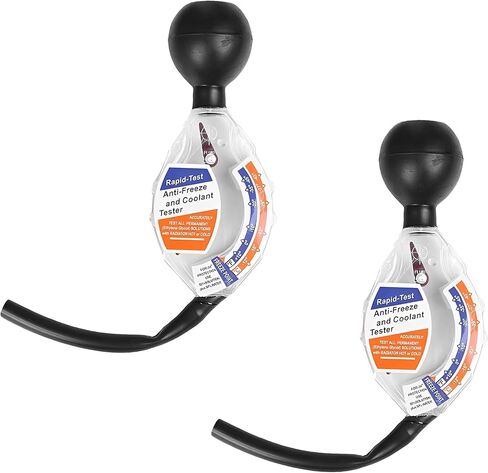 Car Antifreeze Coolant Tester, 2PCS High Accuracy Dial Type Vehicle Coolant Tester Densitometer, Automotive Battery Liquid Densitometer, Universal for SUV Automobile Truck in Saudi Arabia