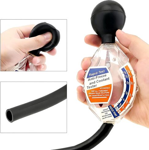 Car Antifreeze Coolant Tester, 2PCS High Accuracy Dial Type Vehicle Coolant Tester Densitometer, Automotive Battery Liquid Densitometer, Universal for SUV Automobile Truck in Saudi Arabia