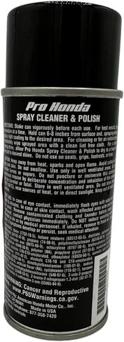 One Pack compatible with Honda Pro Honda Spray Cleaner and Polish 08732-SCPSM Contains One 4oz Can and a Funnel in Saudi Arabia