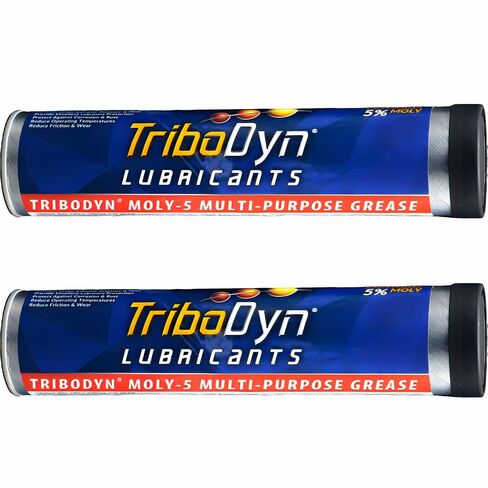 Moly-5 Multi-Purpose Grease - 5% Molybdenum Disulfide - NLGI #2 Lithium Complex GC-LB - Extreme Pressure & High Temp for Automotive, Truck & Equipment (14 OZ Cartridge 2 Pack) in Saudi Arabia