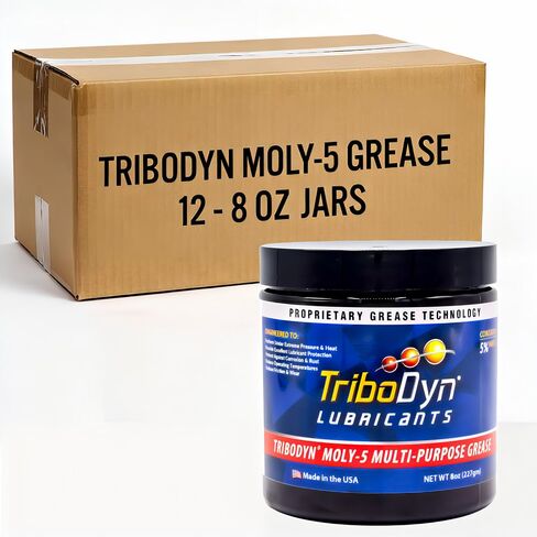 Moly-5 Multi-Purpose Grease - 5% Molybdenum Disulfide - NLGI #2 Lithium Complex GC-LB - Extreme Pressure & High Temp for Automotive, Truck & Equipment (14 OZ Cartridge 2 Pack) in Saudi Arabia