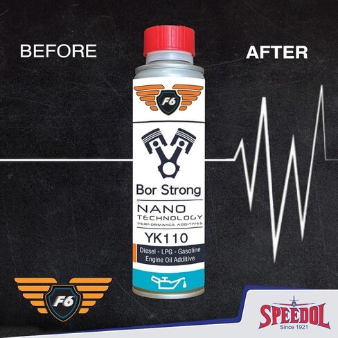 BOR Strong Oil Additive Nano Boron | High Mileage Engine Treatment for Cars, Trucks, and Motorcycles | Oil Stabilizer, Lifter Tick Fix, Fuel Saver | 11.2 oz. (330 Ml) in Saudi Arabia