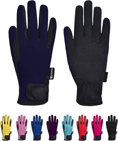 ChinFun Kids Horse Riding Gloves Boys & Girls Equestrian Horseback Gloves Children Youth Outdoor Mitts Perfect for Biking Cycling Gardening in Saudi Arabia