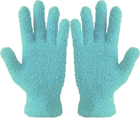 Universal Reusable Plush Microfiber Gloves for Cleaning and Dusting, Soft Dusting Gloves for Furniture, Blinds, Car Interior, and Electronics in Saudi Arabia