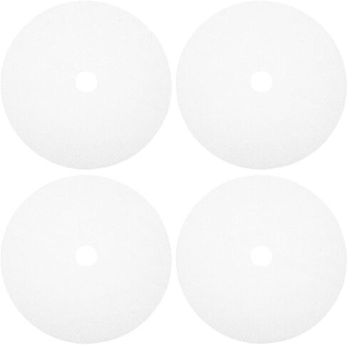Toyvian 4 Pcs round Silicone Dehydrator Sheets Non-stick Reusable Fruit and Jerky Drying Mats with Center Hole 33cm for Food Dehydrator in Saudi Arabia