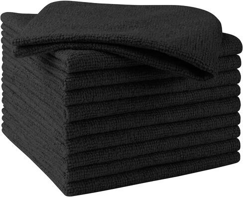 HOMEXCEL Microfiber Cleaning Cloths, 100 Pack Microfiber Towels for Cars, Lint & Scratch-Free Bulk Cleaning Rags for House, Kitchen, Car and Shop, Multicolor Absorbent Cleaning Towels 11.5 x 11.5 inch in Saudi Arabia