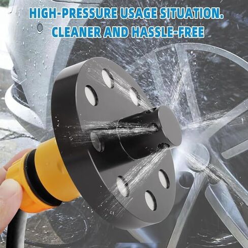 O-Ring Chassis Cleaner Flusher Kit with 360° Spinning Nozzle & Quick Coupling, Chassis Flusher, All-Round Undercarriage Cleaner, Quick and Efficient Cleaning of Wheel Arches&undercarriage in Saudi Arabia