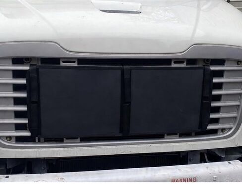 Winter Grille Cover fits Freightliner M2 (Business Class) | Heavy-Duty Winterfront | Engine Warm-Up Protection | Strap & Velcro Mount | Cold Weather Shield for Semi Trucks in Saudi Arabia