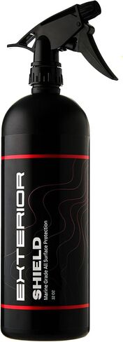 Exterior Shield - Marine Grade Car Spray Quick Spray & Wipe All Purpose Waterless Detailer, Better Than Any Car Detailing Kit - Clean, Shine, Protect Paint, Glass, Wheels, and Trim Without Pre-Washing in Saudi Arabia