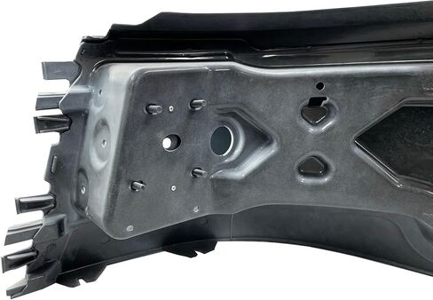 PitStopTruckParts VOLVO VNL 04-15 مجموعة ركن المصد الأيسر والأيمن باللون الأبيض P3029 مع فتحة ضوء الضباب in Kuwait