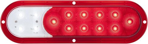 Optronics STL68RBP مصباح LED للتركيب على السطح، أحمر in Saudi Arabia