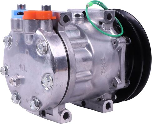 24V SD7H13 A/C ضاغط 72203934 72206499 72958311 314005731 98988 101241412 50939912 5093991 423-S62-4330 لحفارة كوبيلكو 140SR 140 ريال-3 200-8 230 ريال-3 260 ريال-3 70 ريال 75 ريال in Saudi Arabia