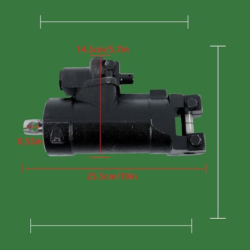 Tractor steering cylinder, 3186320M92, 1853466M93, steering hydraulic cylinder, tractor hydraulic system, agricultural steering cylinder, MF165 steering cylinder, MF275 steering cylinder, agricultural in Saudi Arabia