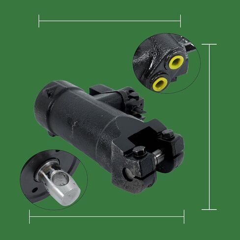 Tractor steering cylinder, 3186320M92, 1853466M93, steering hydraulic cylinder, tractor hydraulic system, agricultural steering cylinder, MF165 steering cylinder, MF275 steering cylinder, agricultural in Saudi Arabia