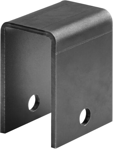 2 Pack Front/Center/Rear Universal Double Eye Trailer Leaf Spring Hanger Fits 1-3/4" Wide Springs, 3-7/8" Tall, 3/16" Steel in Saudi Arabia