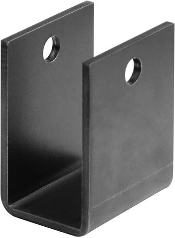 2 Pack Front/Center/Rear Universal Double Eye Trailer Leaf Spring Hanger Fits 1-3/4" Wide Springs, 3-7/8" Tall, 3/16" Steel in Saudi Arabia