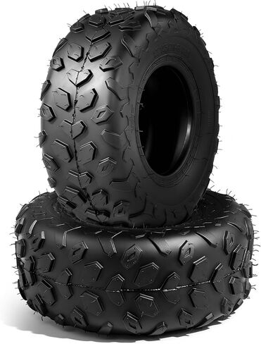 إطارات دراجة صغيرة TRIBLE SIX 145/70-6، 145 70-6(14x6-6) إطار Go Kart متوافق مع Coleman CT100U، CC100X،110cc، Baja DB30، KT196، GK200 ATV، Go Kart، 6 PR، بدون أنبوب - عبوتان in Saudi Arabia