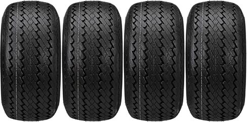 RM Cart 18x8.50-8 Deli Sawtooth 4ply All-Terrain Street & Turf Tire, Set of 4 in Saudi Arabia