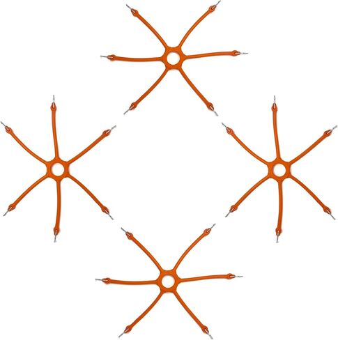 0218 سلسلة ثلج مطاطية قابلة للتعديل من نوع Spider Bungee - شداد سلسلة إطارات للخدمة الشاقة - مجموعة من 4 | مامسون تك in Kuwait