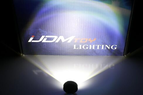 مصابيح عين النسر LED عالية الطاقة من iJDMTOY متوافقة مع مصابيح وقوف السيارات ومصابيح الضباب وزينون أبيض in Kuwait