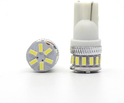 Alla Lighting T10 Wedge 194 LED Parking City Light 4014 18-SMD LED 194 لمبة فائقة السطوع T10 Wedge 194 168 2825 W5W 175 6000K مصابيح LED بيضاء زينون استبدال مصابيح إضاءة مواقف السيارات in Kuwait