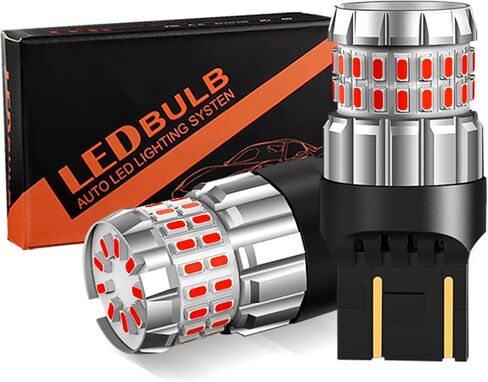 3157 LED لمبة 60SMD الأصفر بدوره إشارة لمبة 3156 3057 4157 LED سيارة ل الفرامل الذيل لمبة مصباح النهار تشغيل احتياطية عكس مصباح إيقاف السيارة in Kuwait