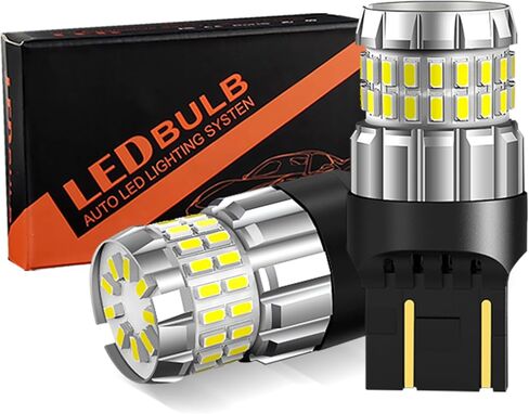 3157 LED لمبة 60SMD الأصفر بدوره إشارة لمبة 3156 3057 4157 LED سيارة ل الفرامل الذيل لمبة مصباح النهار تشغيل احتياطية عكس مصباح إيقاف السيارة in Kuwait