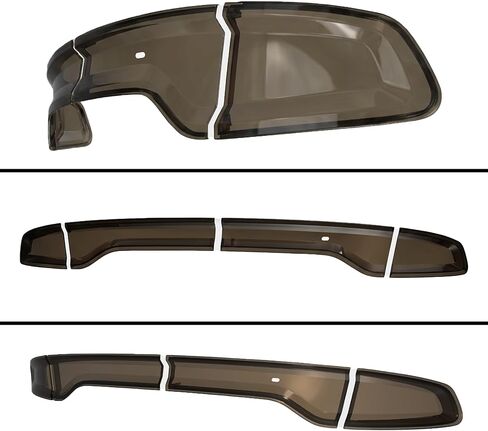 Tail Light Covers Guards Fit for Dodge Charger GT SRT SXT SE R/T Scat Pack 2015-2024, Smoked Black Rear Light Protective Cover Guards Trim Set Exterior Accessories in Saudi Arabia
