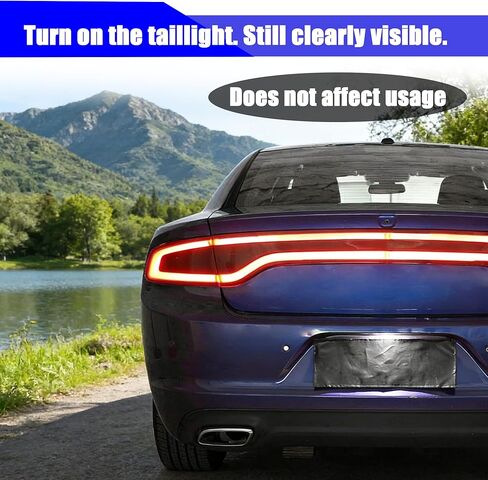Tail Light Covers Guards Fit for Dodge Charger GT SRT SXT SE R/T Scat Pack 2015-2024, Smoked Black Rear Light Protective Cover Guards Trim Set Exterior Accessories in Saudi Arabia