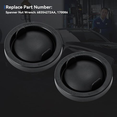 Headlight Bulb Dust Cap Cover Front LH or RH 68354272AA for 2017 2018 2019 2020 2021 2022 Jeep Grand Cherokee WK Headlamp Housing, Replace 170086 (2Pcs) in Saudi Arabia