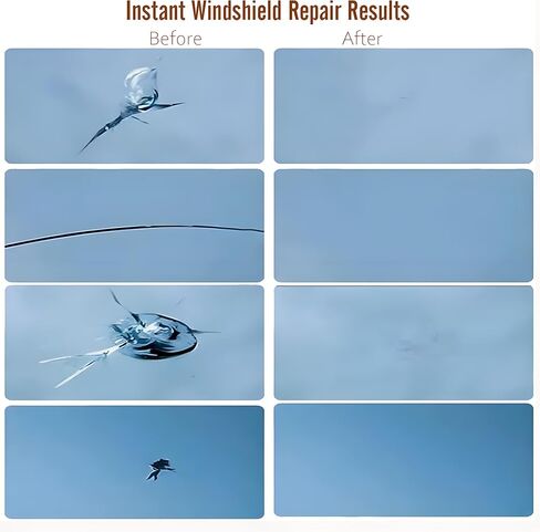 Windshield Repair Kit - Nano Glass Repair Fluid for Chips & Cracks | Quick Fix, Works on for Chips and Cracks，Cracks Gone Glass Repair Kit, Automotive Windscreen Repair Tool Nano Repair Liquid (Navy) in Saudi Arabia