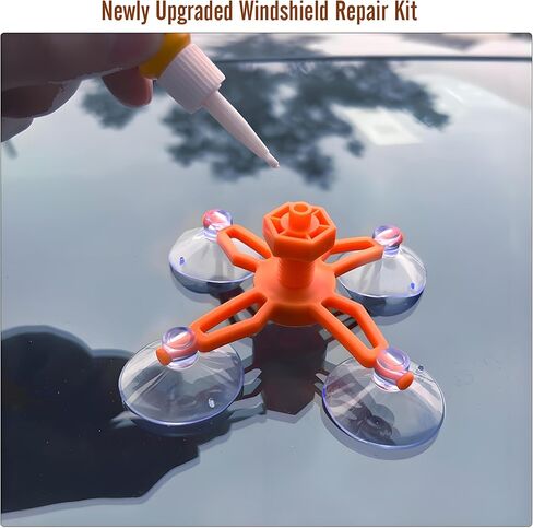 Windshield Repair Kit - Nano Glass Repair Fluid for Chips & Cracks | Quick Fix, Works on for Chips and Cracks，Cracks Gone Glass Repair Kit, Automotive Windscreen Repair Tool Nano Repair Liquid (Navy) in Saudi Arabia
