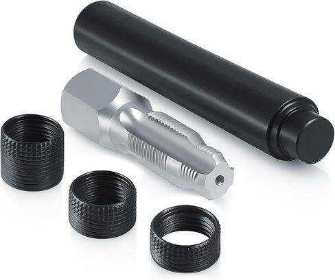 طقم إصلاح الخيط 5334-14 M14 x 1.25، طقم إصلاح خيط فتحة شمعة الإشعال يتضمن صنبور مخرطة 14 مم، أداة إدخال و(3) إدراجات، موفر قابس الشرارة in Kuwait