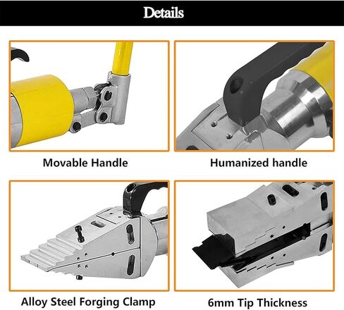 Integral Hydraulic Flange Separator Hydraulic Flange Expander 10T,Manual Expansion Separation Tools 81MM,6mm/0.23in Tip Thickness for Emergency in Case of Road Accidents in Saudi Arabia